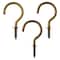 1.25" Antique Brass Cup Hooks, 3ct. by Studio Décor®